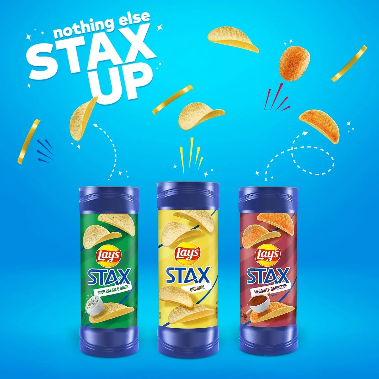 Lay's Stax Potato Crisps Xtra Flamin' Hot Flavor, 5.5 oz