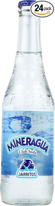 Mineragua Jarritos Club Soda, 12.5 fl oz, 12 Pack