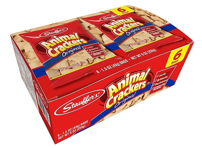 Stauffer's Original Animal Crackers, 1.5 oz, 12 count