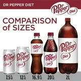 Diet Dr Pepper Soda Pop, 12 fl oz, 20 Pack Cans