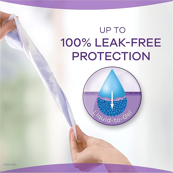 Always Discreet Heavy Long Incontinence Pads, Total 128 Count